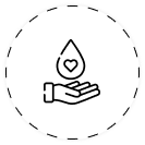 Abstract white symbol in line art style.