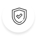 White emblem logo symbol graphic design.